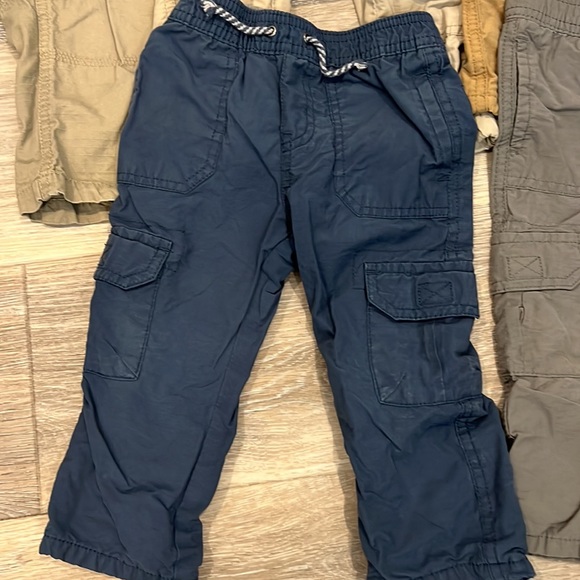 Lot bundle of 10 pairs of pull on pants khakis, cargo, jeans GUC 18months 18m - Picture 3 of 12